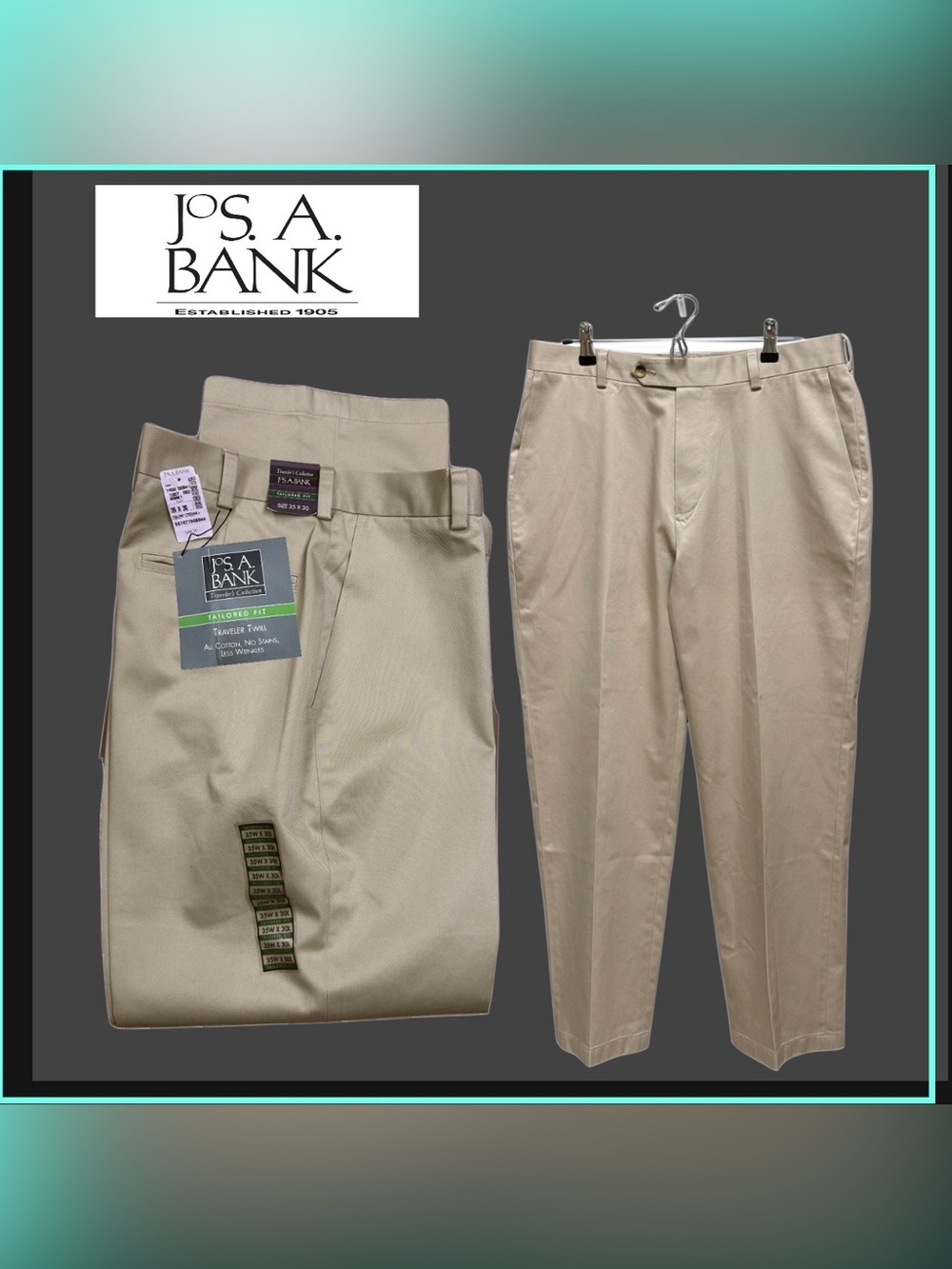 JOS.A.BANK  Men’s Tailored Fit Pants